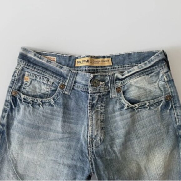 Big Star Voyager Straight Relaxed Fit Jeans Men's Size 32S Distressed Western - Picture 5 of 10